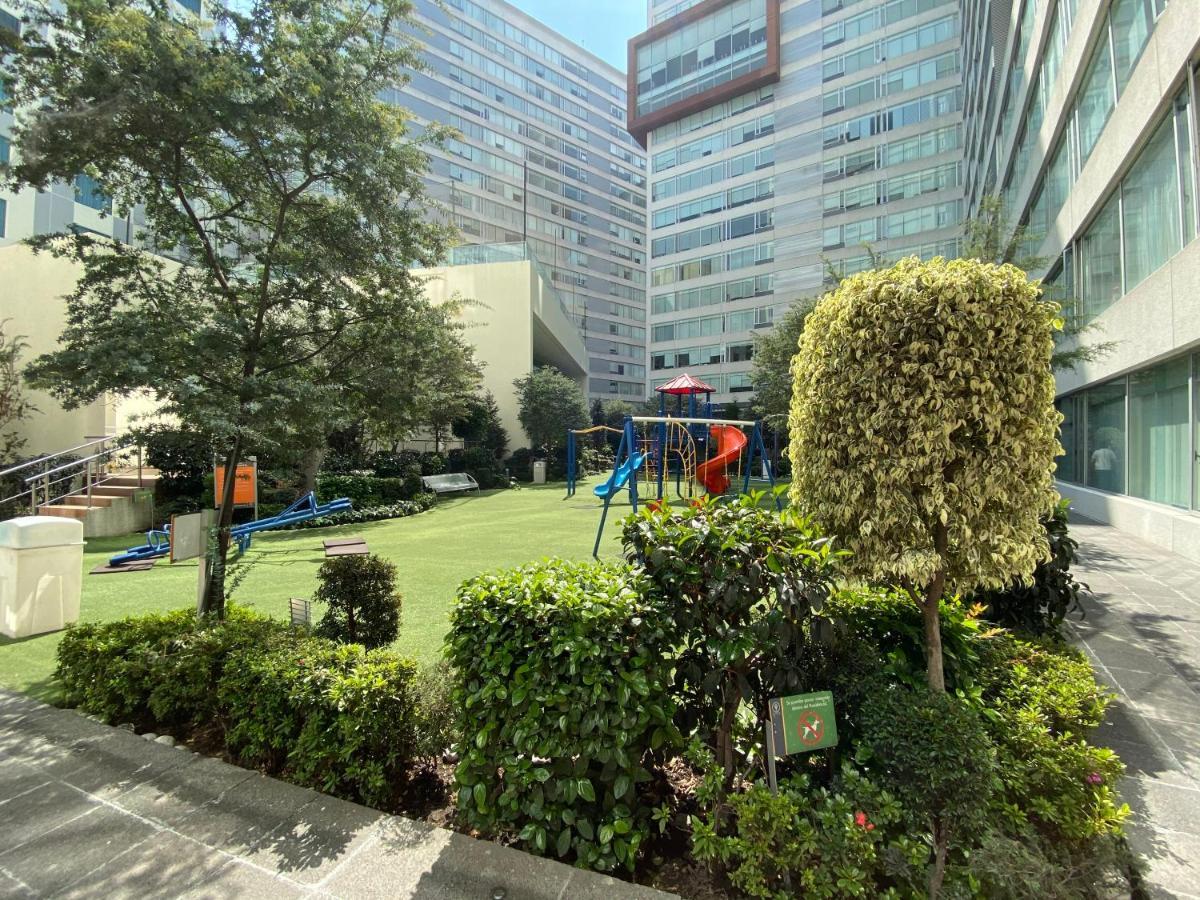 Apartamento De 2 Habitaciones Junto Al Wtc Kota Meksiko Bagian luar foto